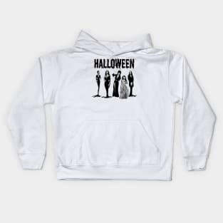 Halloween - Women of horror Kids Hoodie